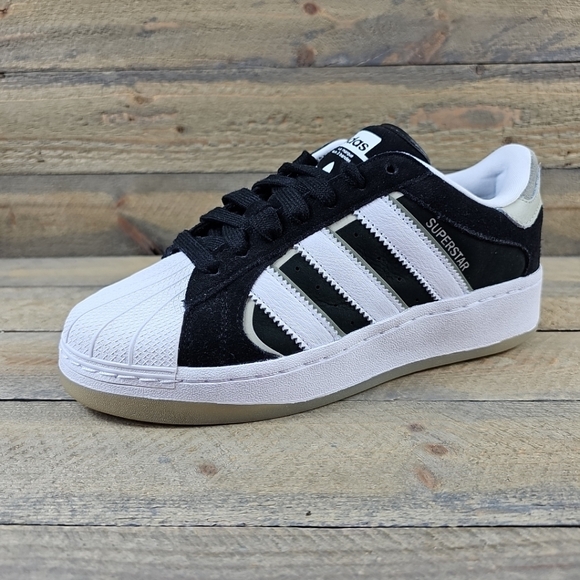 adidas Superstar XLG Essence Women's Shoes Core Black/Putty Grey/Cloud White - Picture 3 of 14